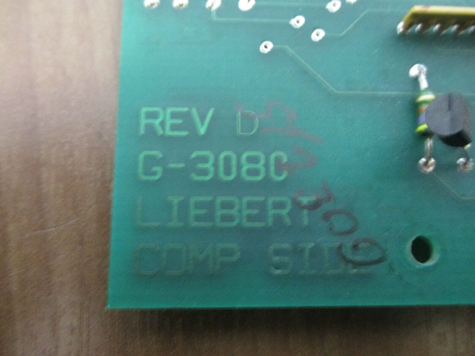 Liebert Interface Board G-3080 Rev. D Used