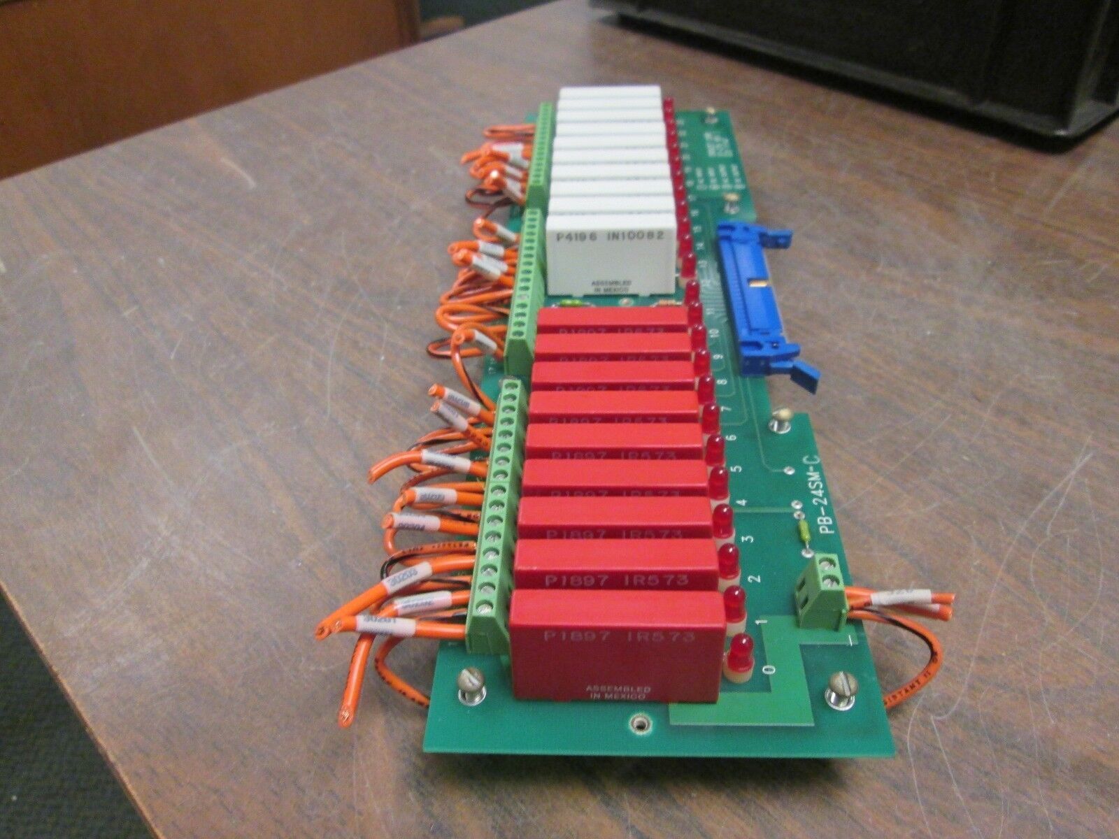 Gordos I/O Mounting Board w/ Modules PB-24SM-C Used