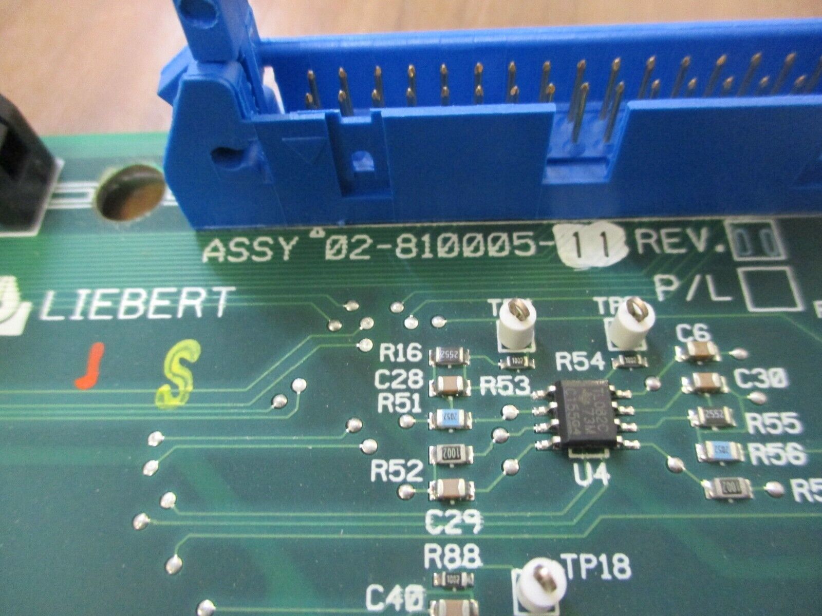 Liebert NPower Circuit Board 02-810005-11 Rev. 00 Used