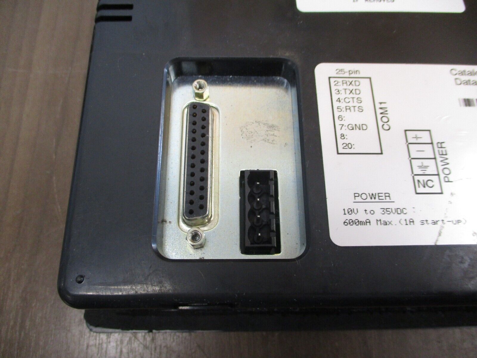 GE Fanuc Model 150 Datapanel IC752DFT000-FE 10-35VDC Used