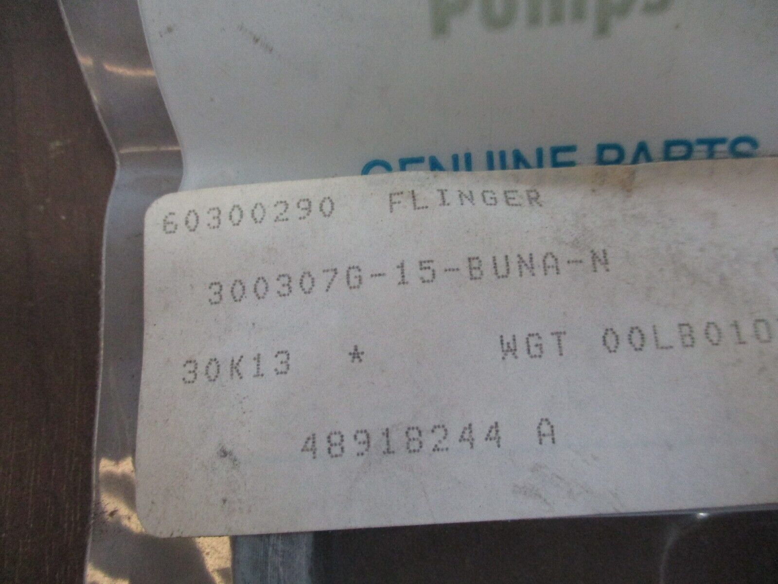 Ingersoll-Dresser Flinger 300-307G-15-BUNA-N New Surplus