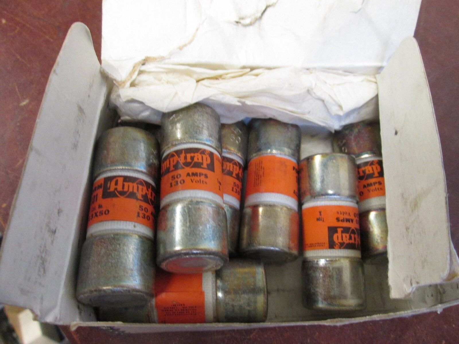 Shawmut Amp-Trap Fuse A13X50 130V 50A *Box of 8* New Surplus