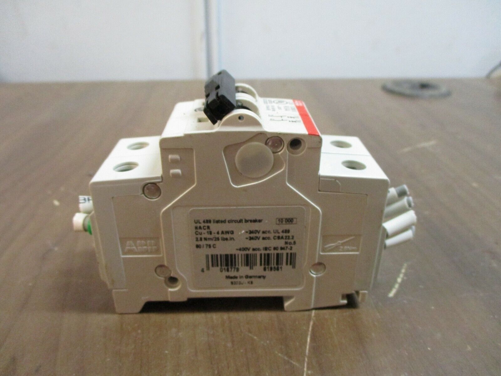 ABB Circuit Breaker S 202 U K6A 6A 240V 2P Used