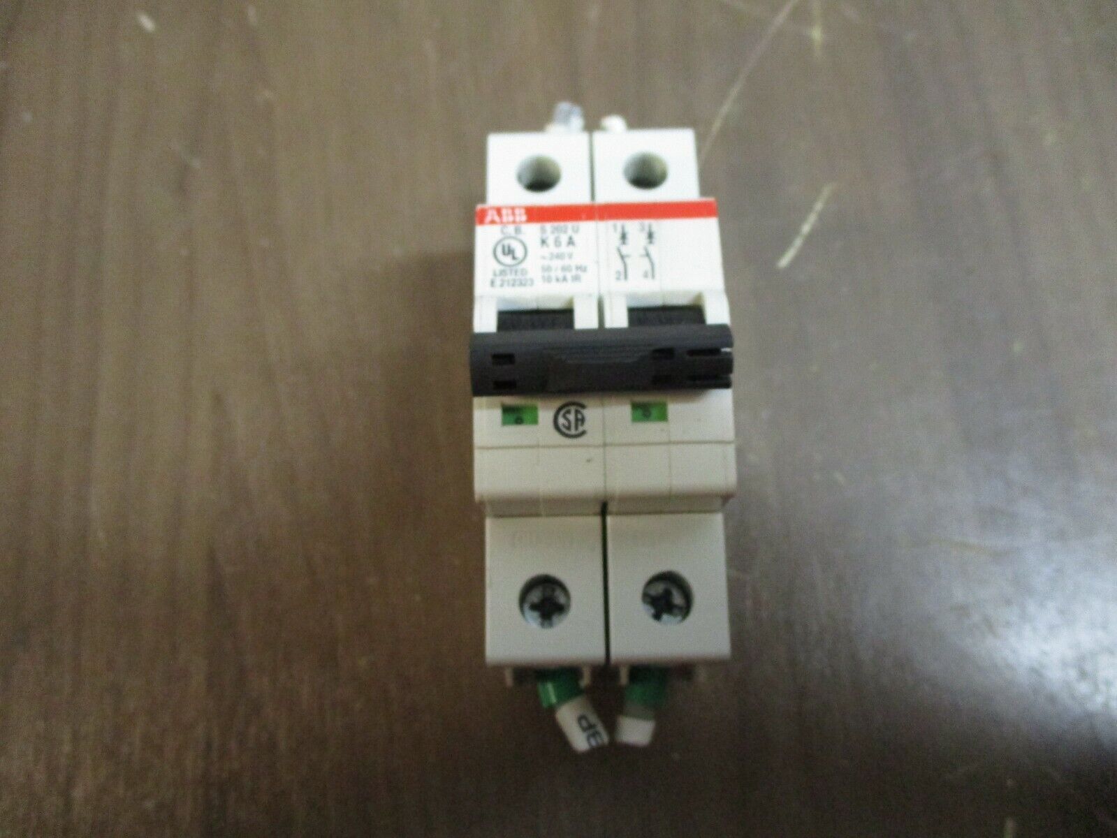 ABB Circuit Breaker S 202 U K6A 6A 240V 2P Used