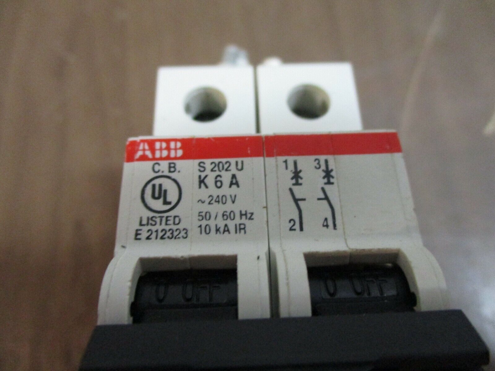 ABB Circuit Breaker S 202 U K6A 6A 240V 2P Used