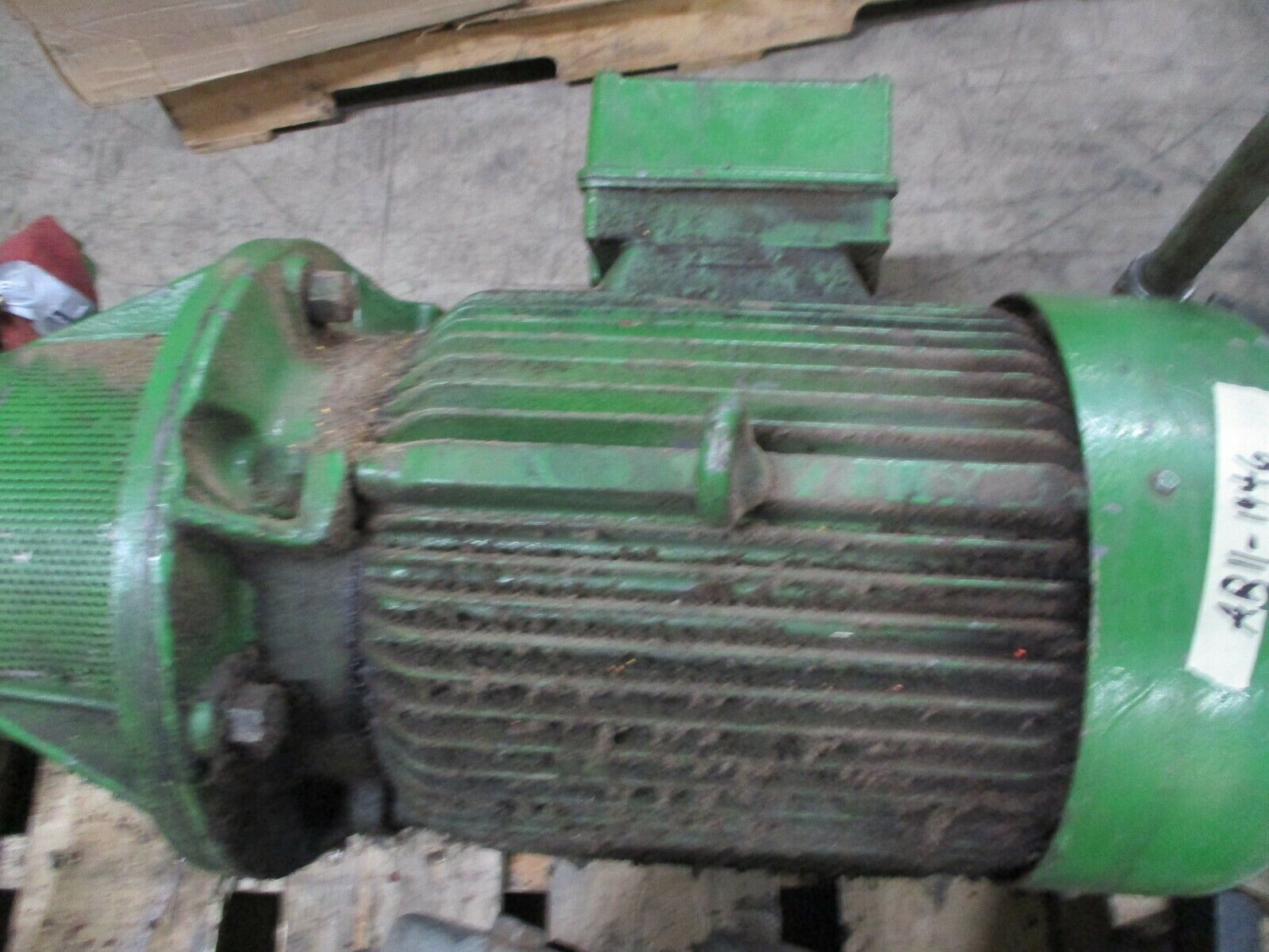 Vickers Vane Pump w/ Motor 2521V14A9 15HP 1200RPM 220/440V 42/5/24.6A Used