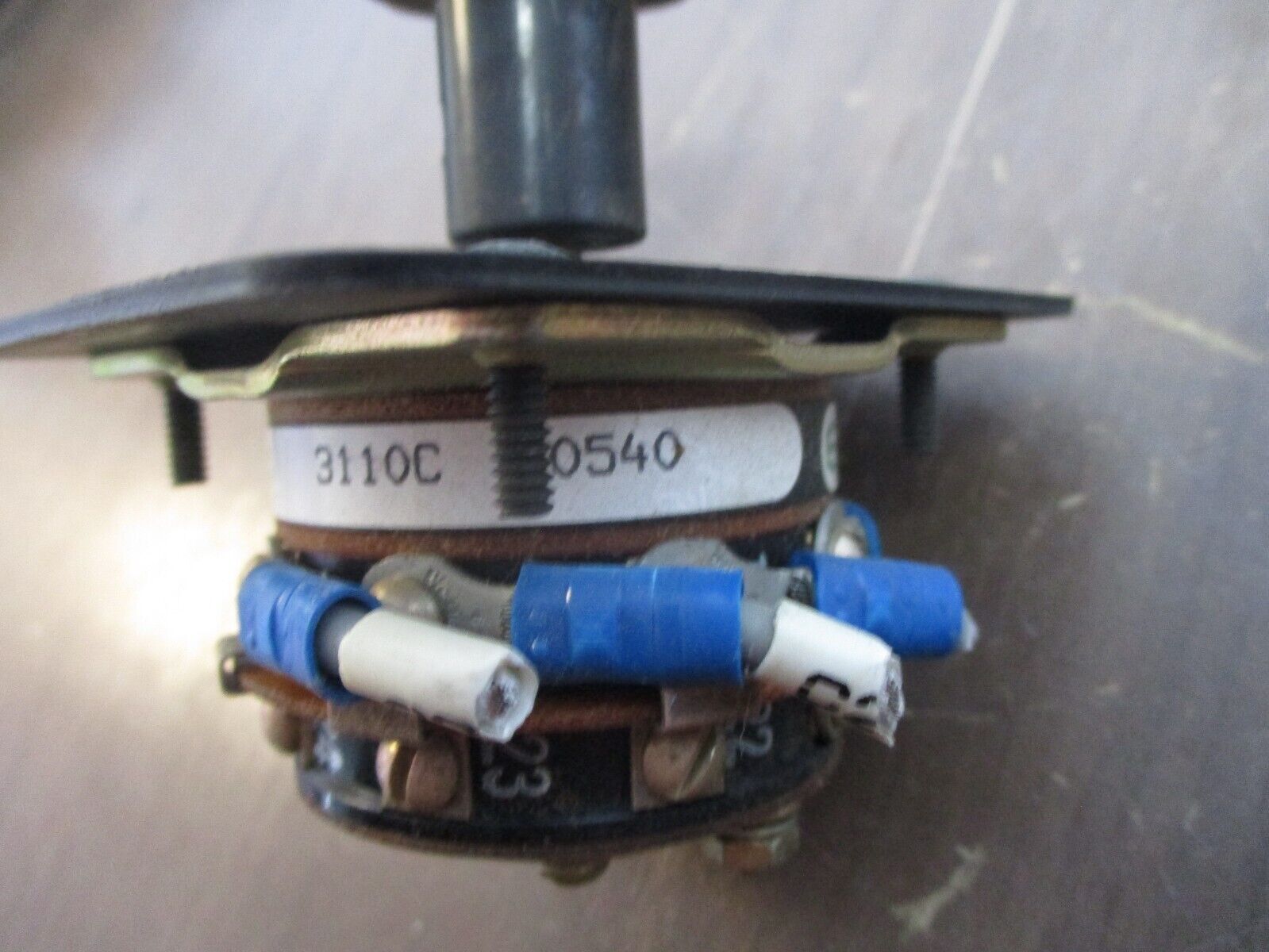 Electroswitch Series 31 Ammeter Rotary Switch 3110C 0540 Used