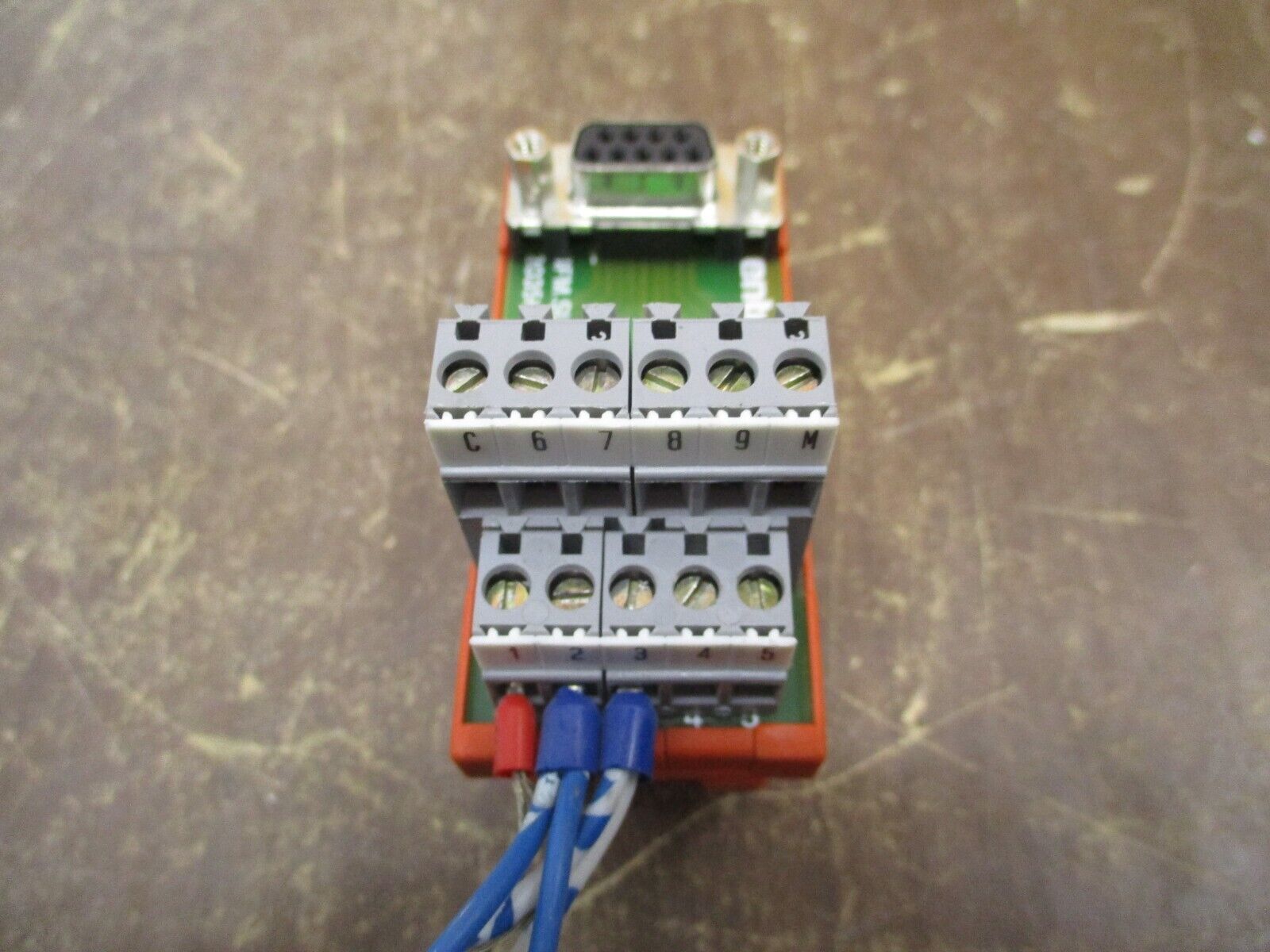 Entrelec BFM.SUB 9F HR Connection Interface 20356.07 Used