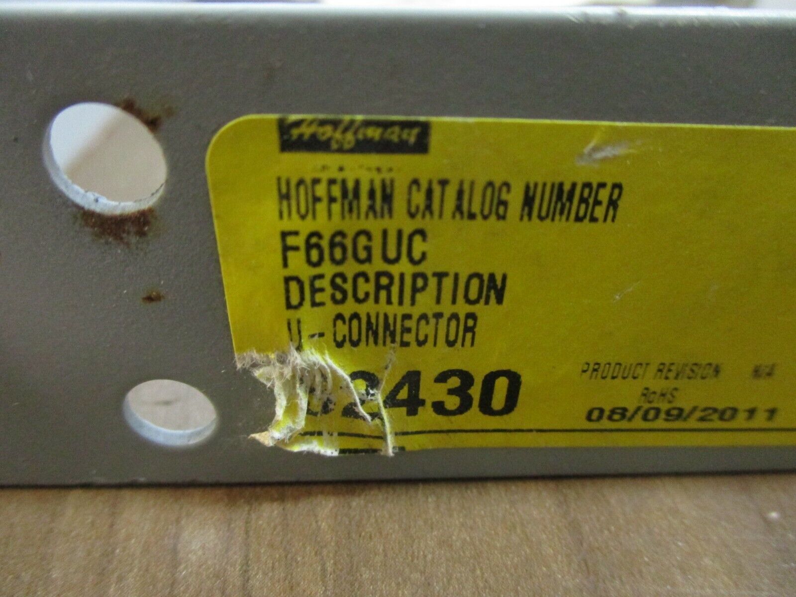 Hoffman U-Connector F66GUC 6x6" *Lot of 5* Used