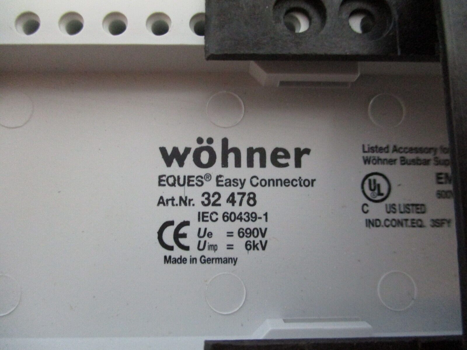 Wohner EQUES Easy Connector 32 478 Used