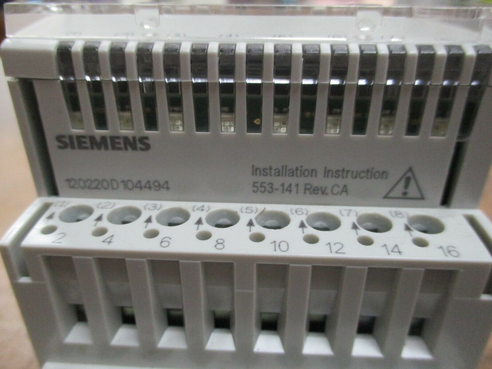 Siemens TX-I/O Digital Input Module TXM1.8D Type F, EM Subassembly Used