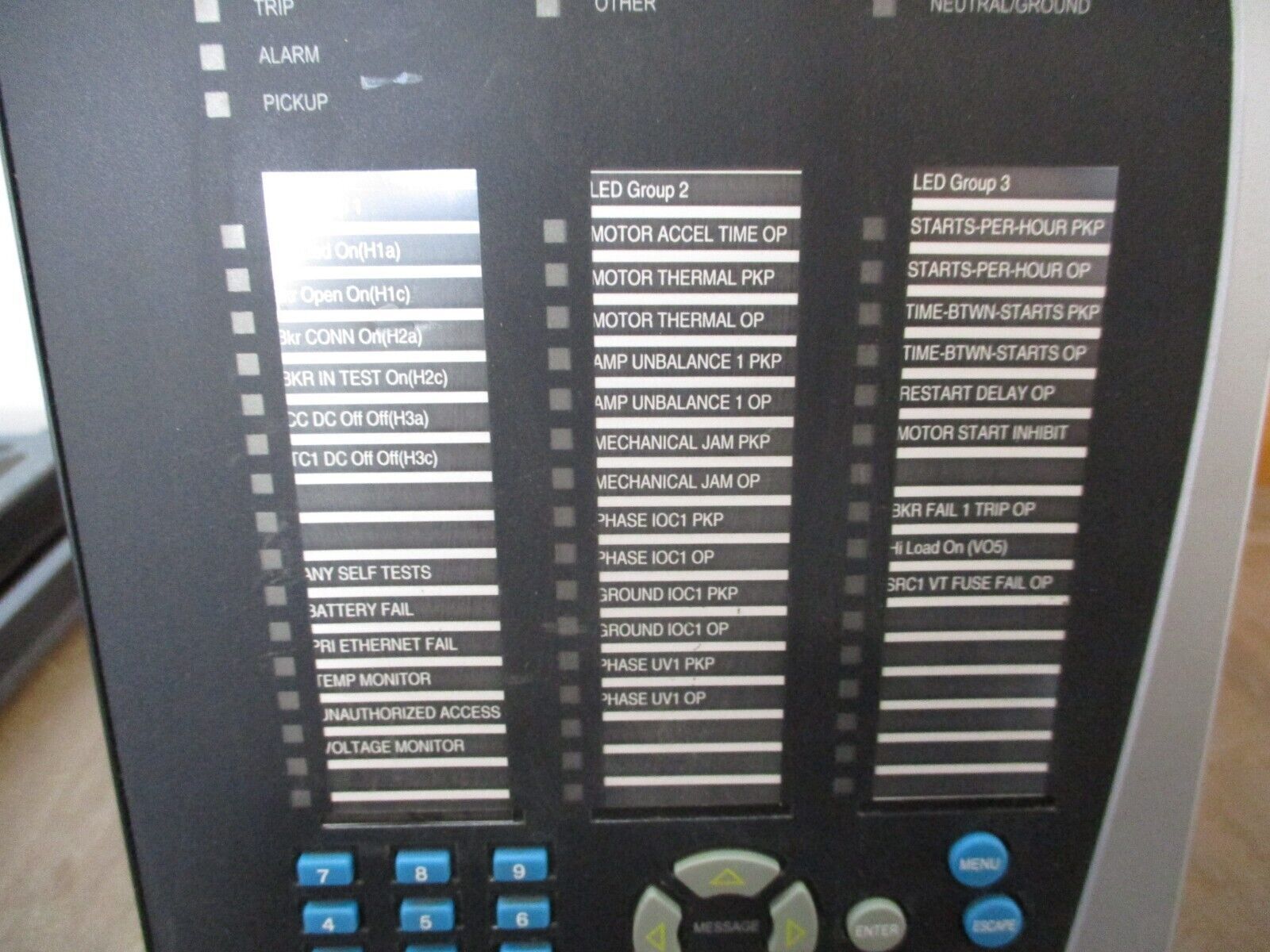 GE Multilin M60 Motor Management Relay M60N03VKHF8GH6DM6CP5D F/W: A09MA590.00
