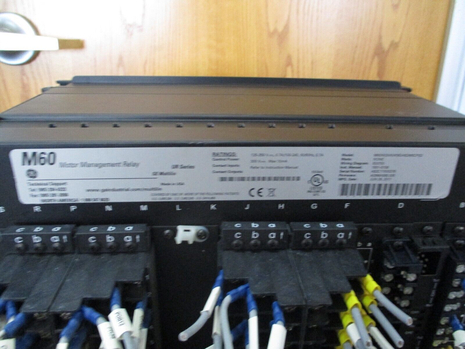 GE Multilin M60 Motor Management Relay M60N03VKHF8GH6DM6CP5D F/W: A09MA590.00