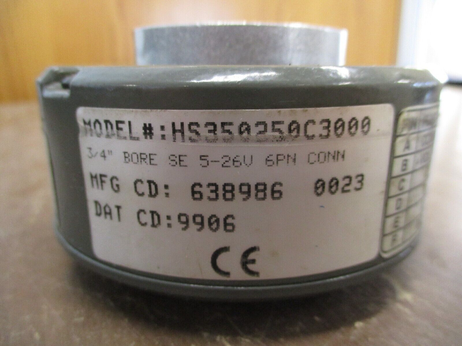 Dynapar Encoder HS350250C3000 3/4" Bore Used