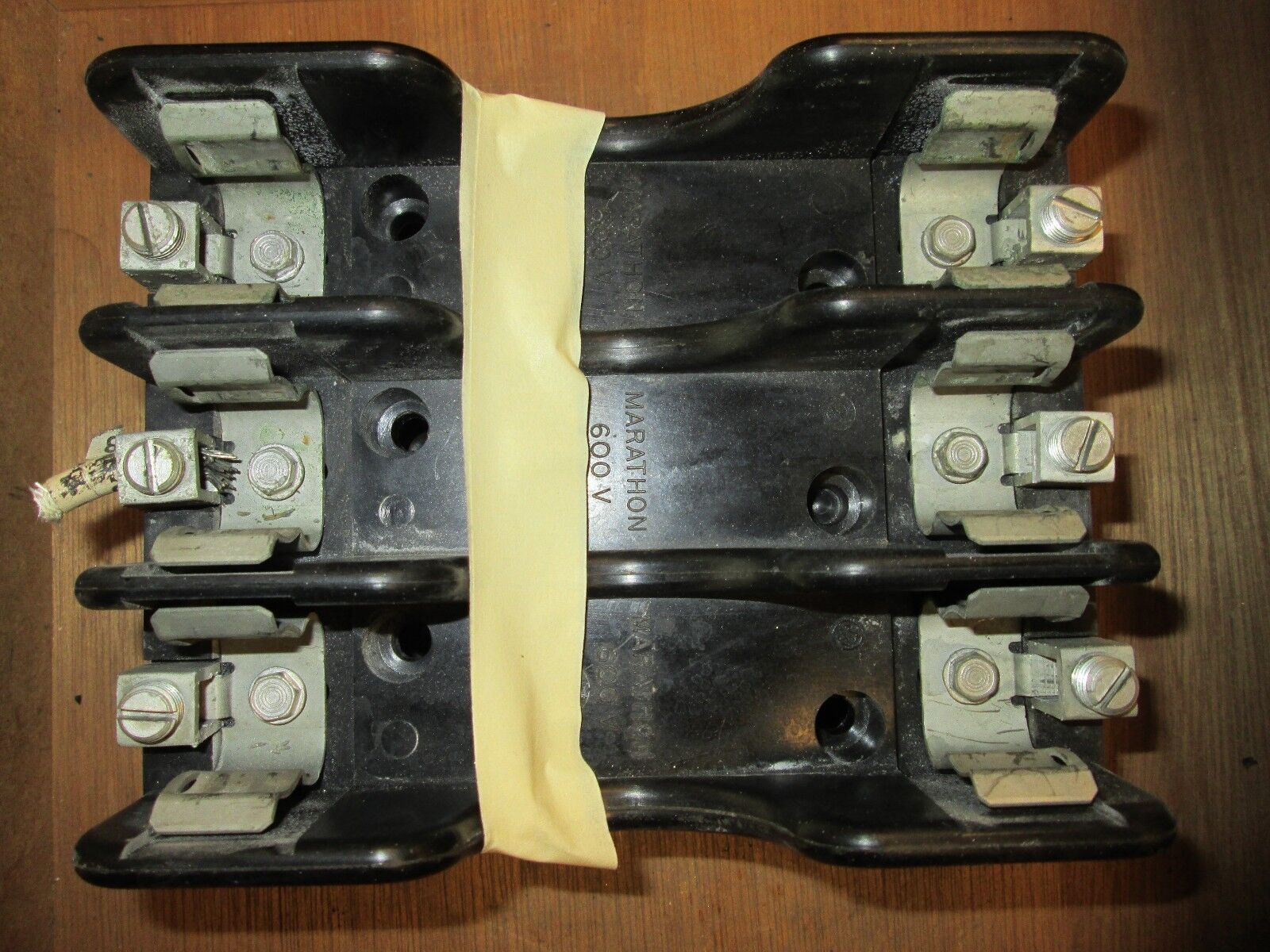 Marathon Fuse Block 60A 600V 3P Lot of 2 Used