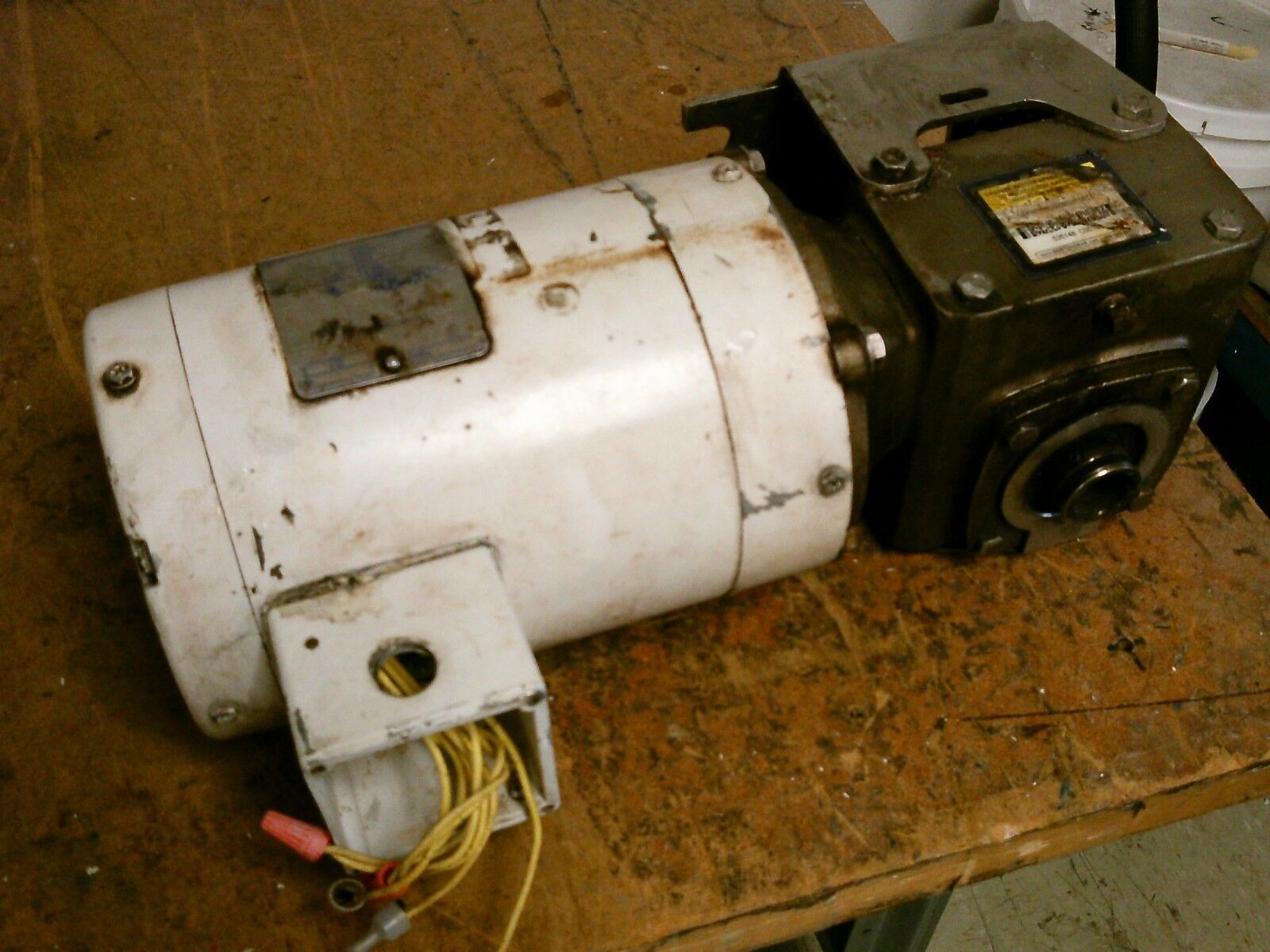 Marathon PowerWash XT Washdown Motor w/ Gear KVK56T17V5330B B 1HP 1800RPM Used