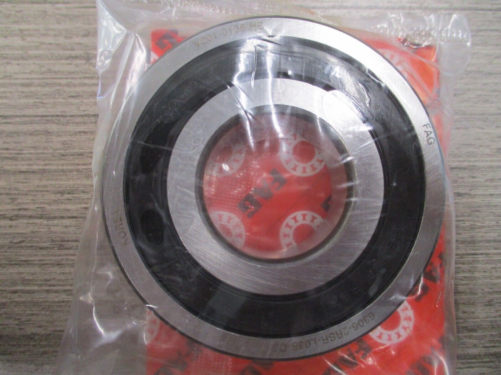 FAG Bearing 6306-2RSR-LO38 C3 New Surplus