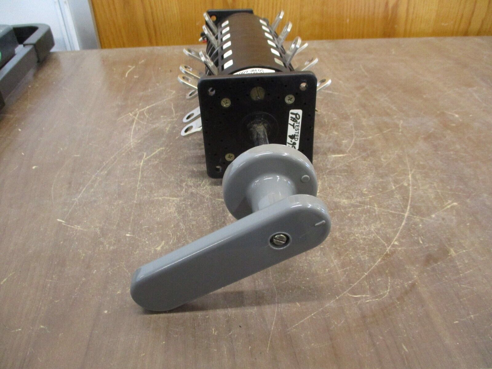 Salzer Rotary Switch S608 w/ S213 Module *Broken Mounting Plates* Used