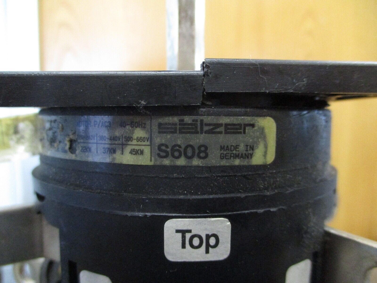 Salzer Rotary Switch S608 w/ S213 Module *Broken Mounting Plates* Used