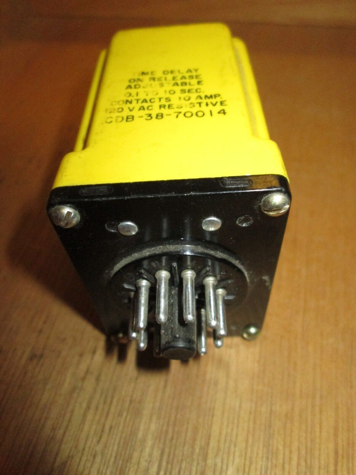 Potter & Brumfield Time Delay Relay CDB-38-70014 Range .1-10sec Used