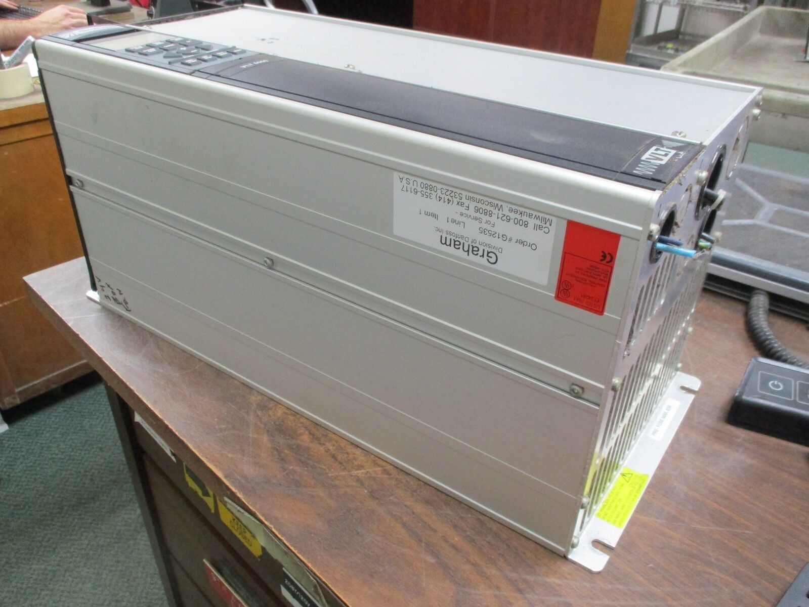 Danfoss VLT 6000 AC Drive 175Z7367 25HP 3Ph Used