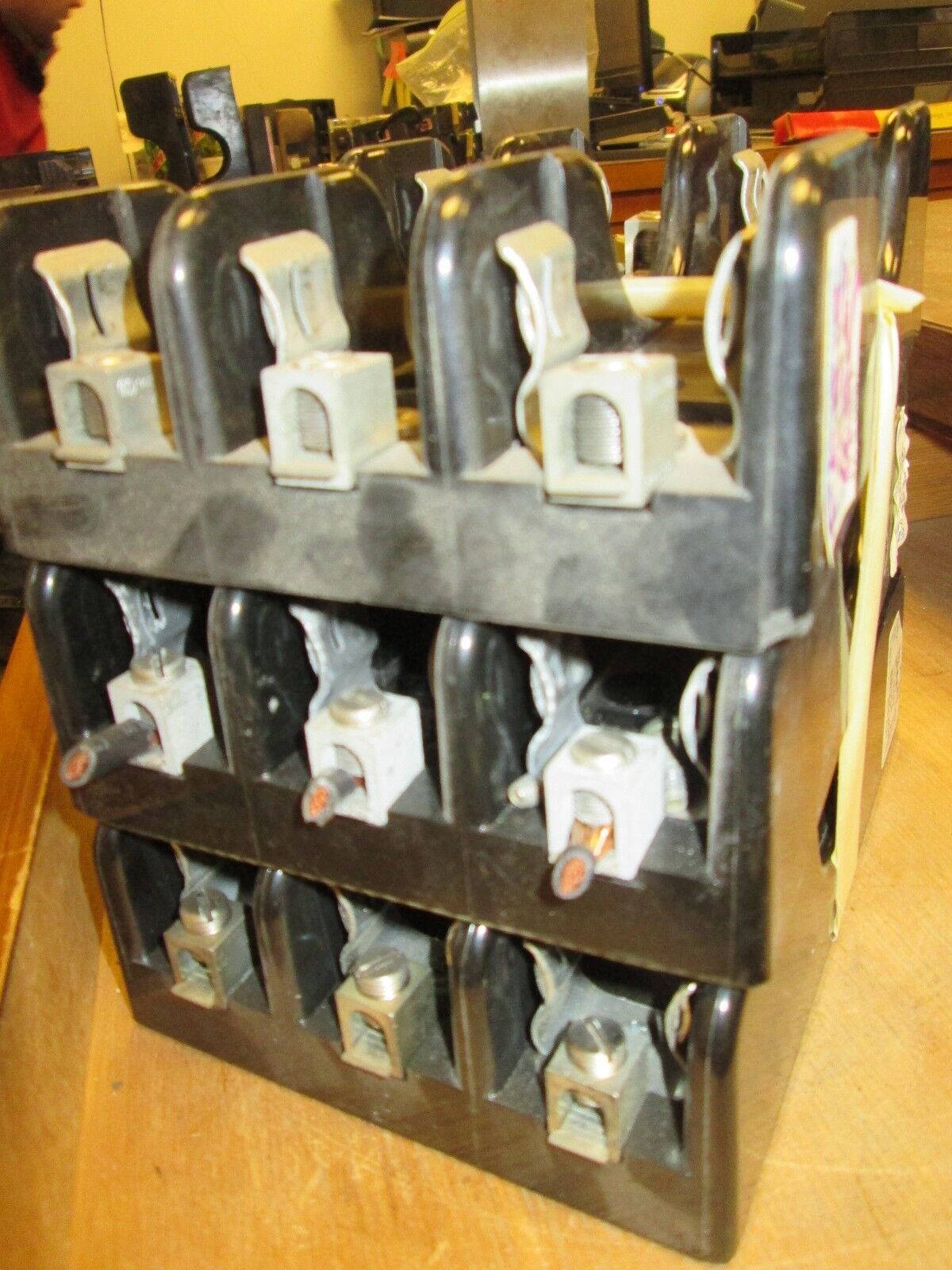 Marathon Fuse Block 6F60A3B 60A 600V 3P Lot of 3 Used