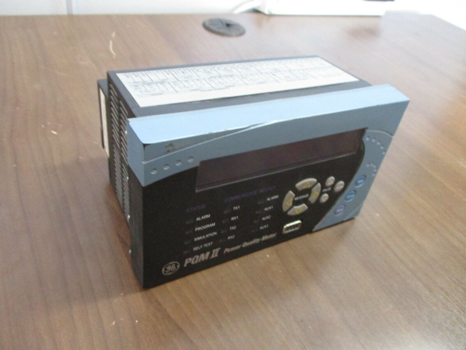 GE Power Quality Meter PQMII F/W: 73D222C4.000 Control: 90-300VDC 70-265VAC Used