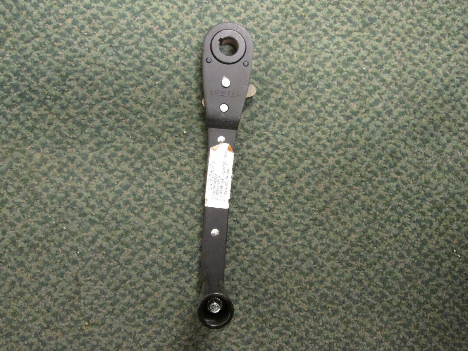 Lowell Revolving Crank 21-83512-4PLR 114 Bore 3/4" New Surplus
