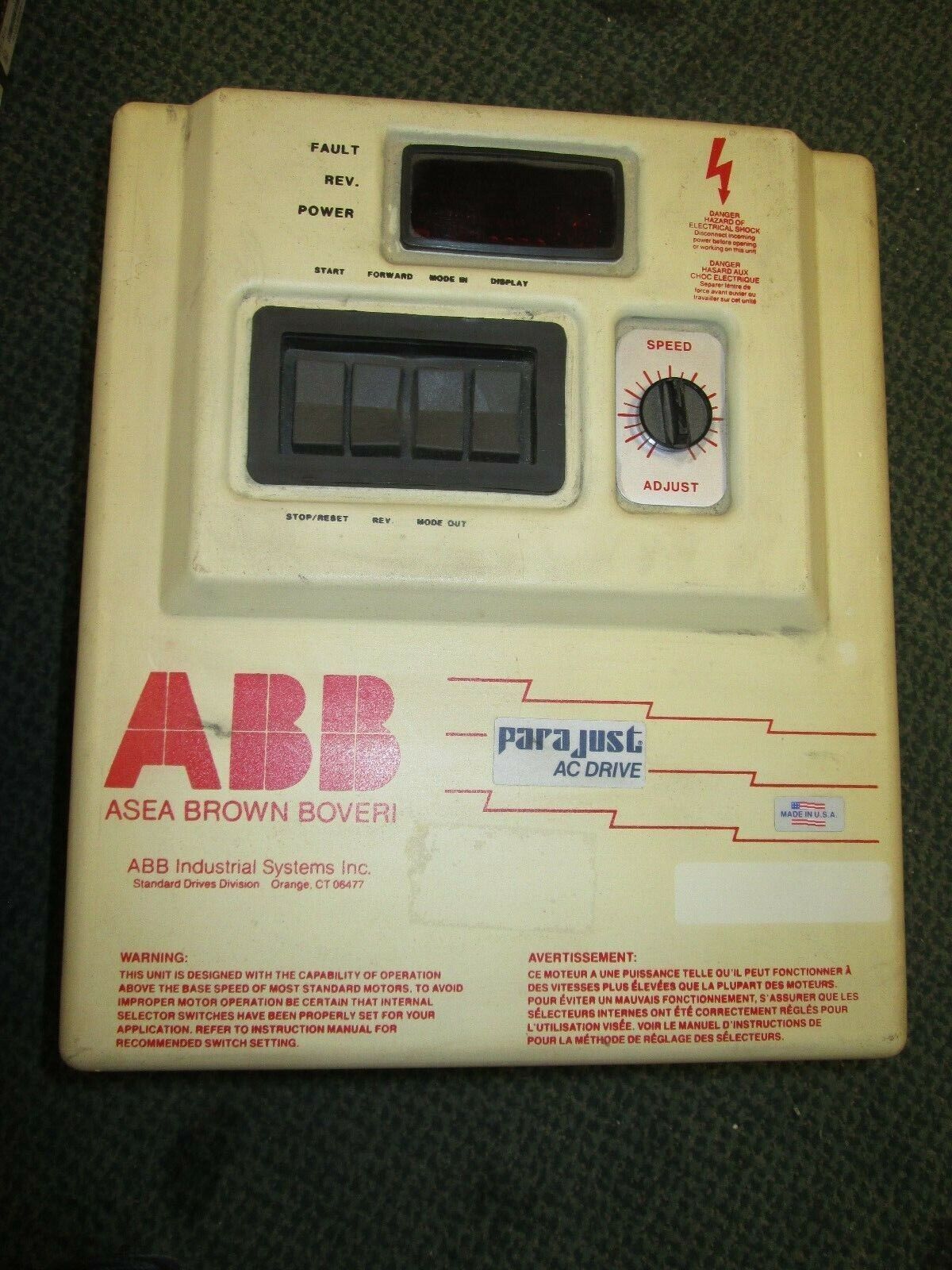 ABB AC Drive G013 Used