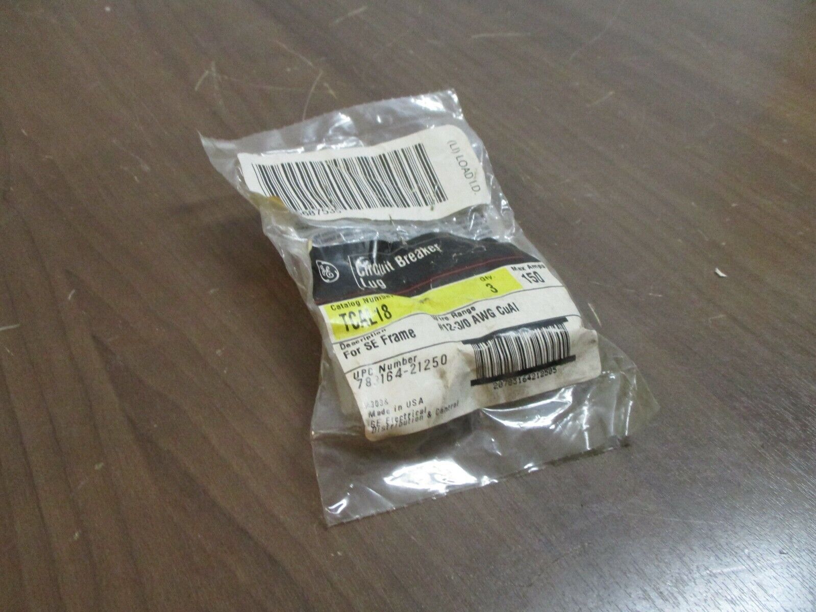 GE Circuit Breaker Lugs TCAL18 For SE Frame 150A #12-3/0 AWG *Set of 3*