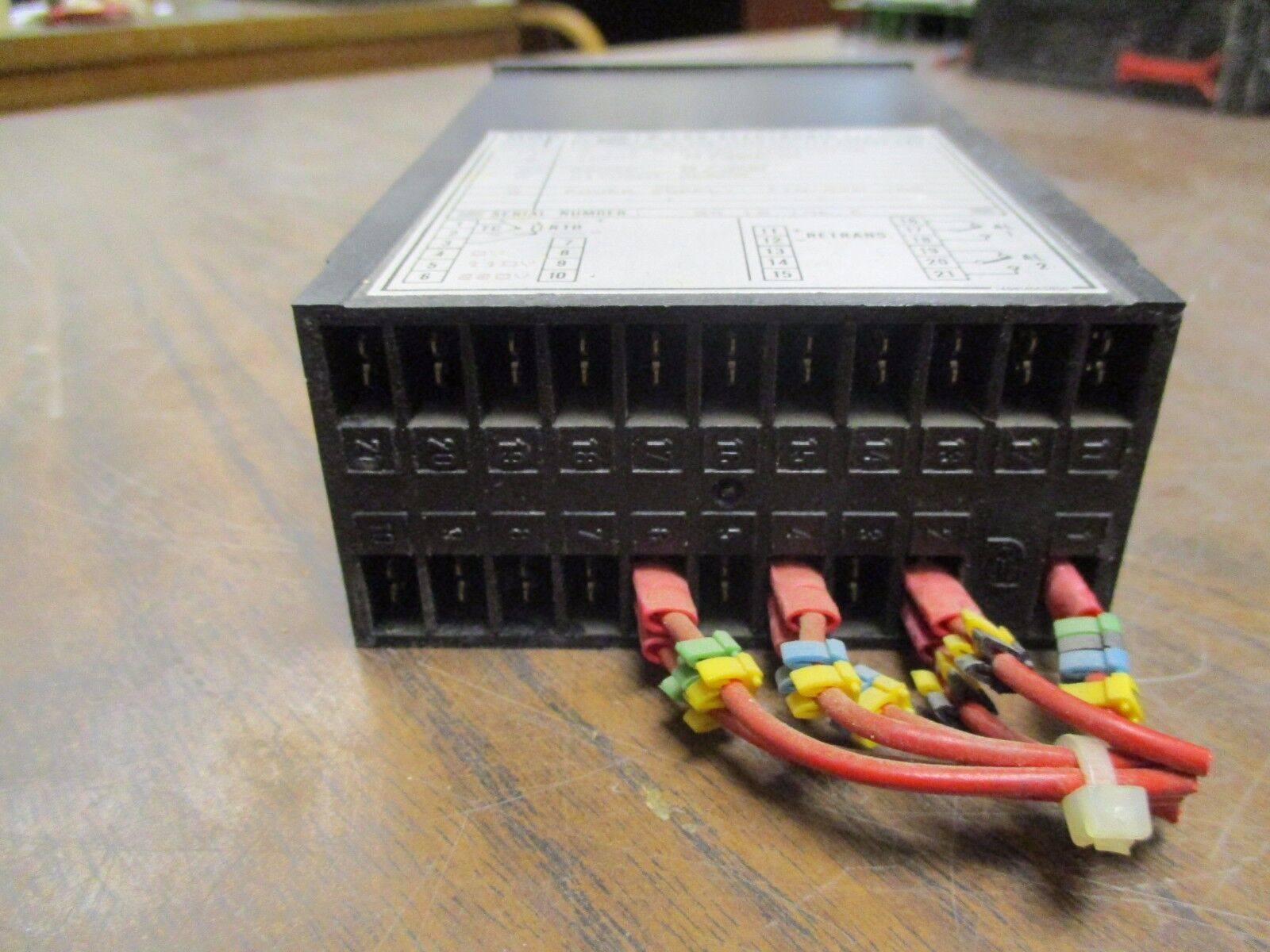 Ero Electronics Temperature Indicator F-48 Input: 0-10VDC Range: 0-100°C, Used