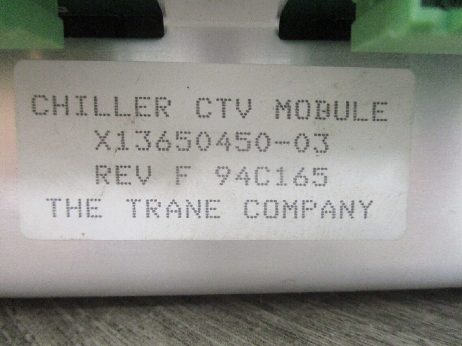 Trane Chiller CTV Module X13650450-03 Rev F Used