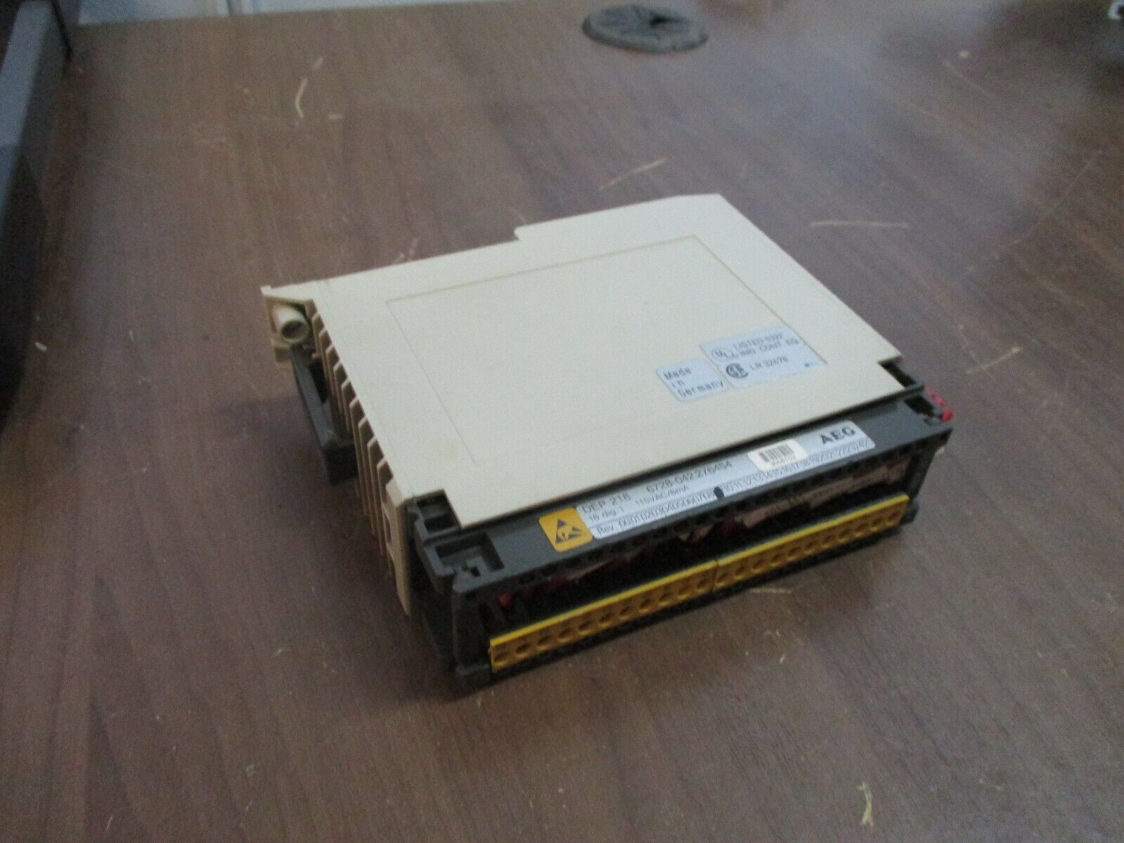 AEG DEP 218 Discrete Input Module 6728-042.276454 16X 115VAC 6mA Used