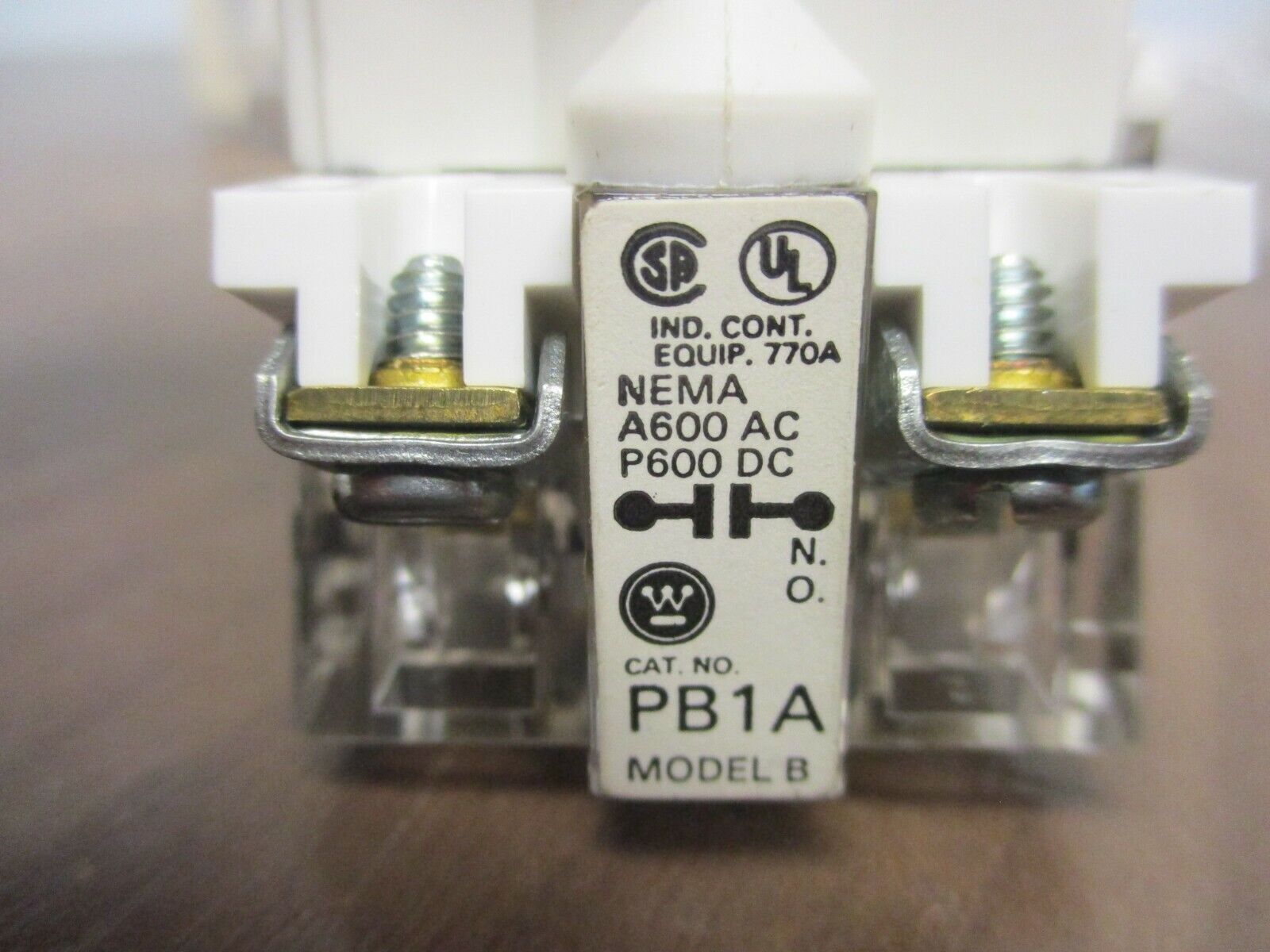 Westinghouse Corrosion Resistant Oil-Tite 2-Position Maintained Push Button