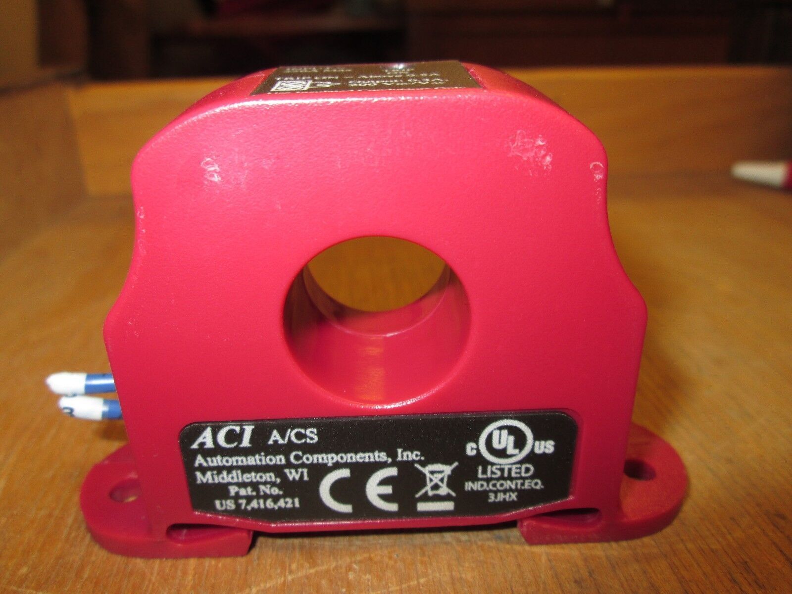 ACI Current Transducer Input: 250A max Output: .3A 200V Trip for 0.5A Used