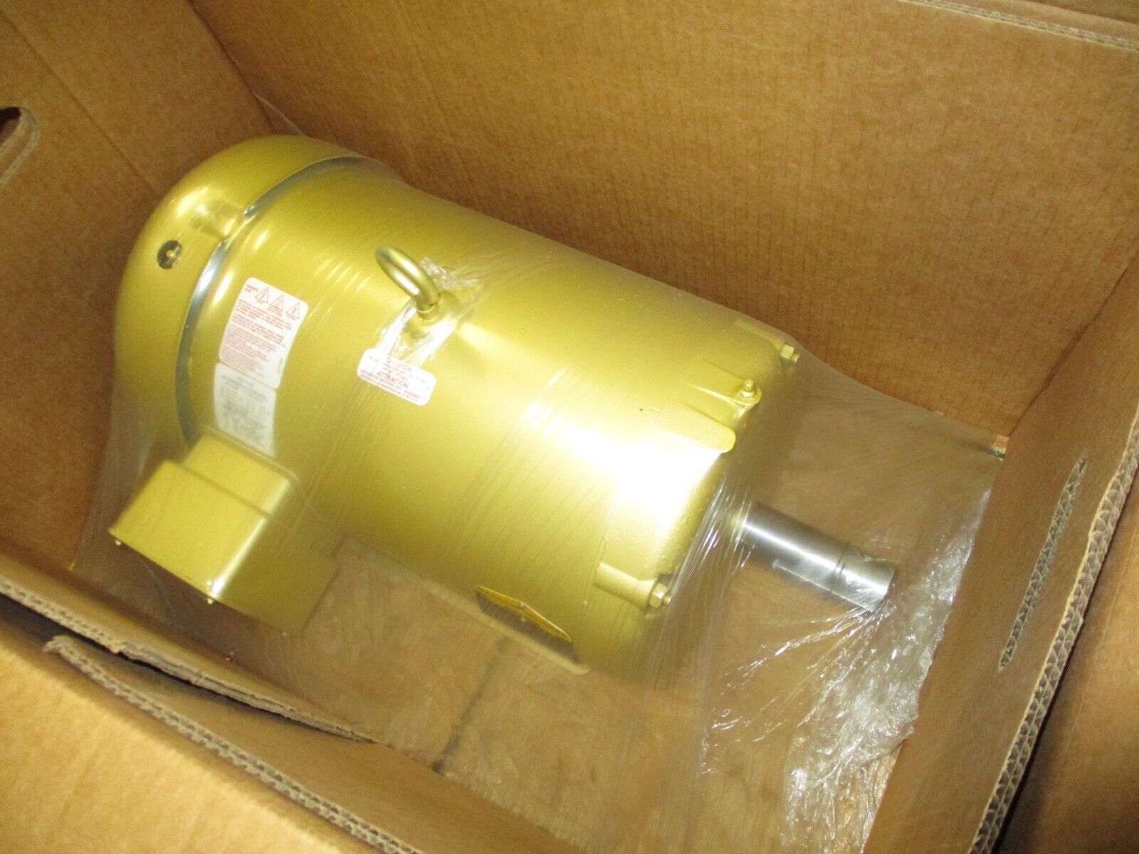 Baldor Motor EM3713T 15HP 3600RPM 208-230/460V 36.8-34/17A 60Hz 3Ph New Surplus