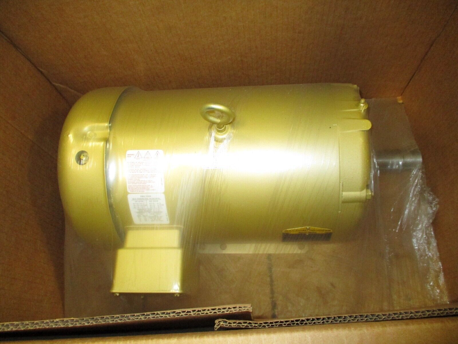 Baldor Motor EM3713T 15HP 3600RPM 208-230/460V 36.8-34/17A 60Hz 3Ph New Surplus