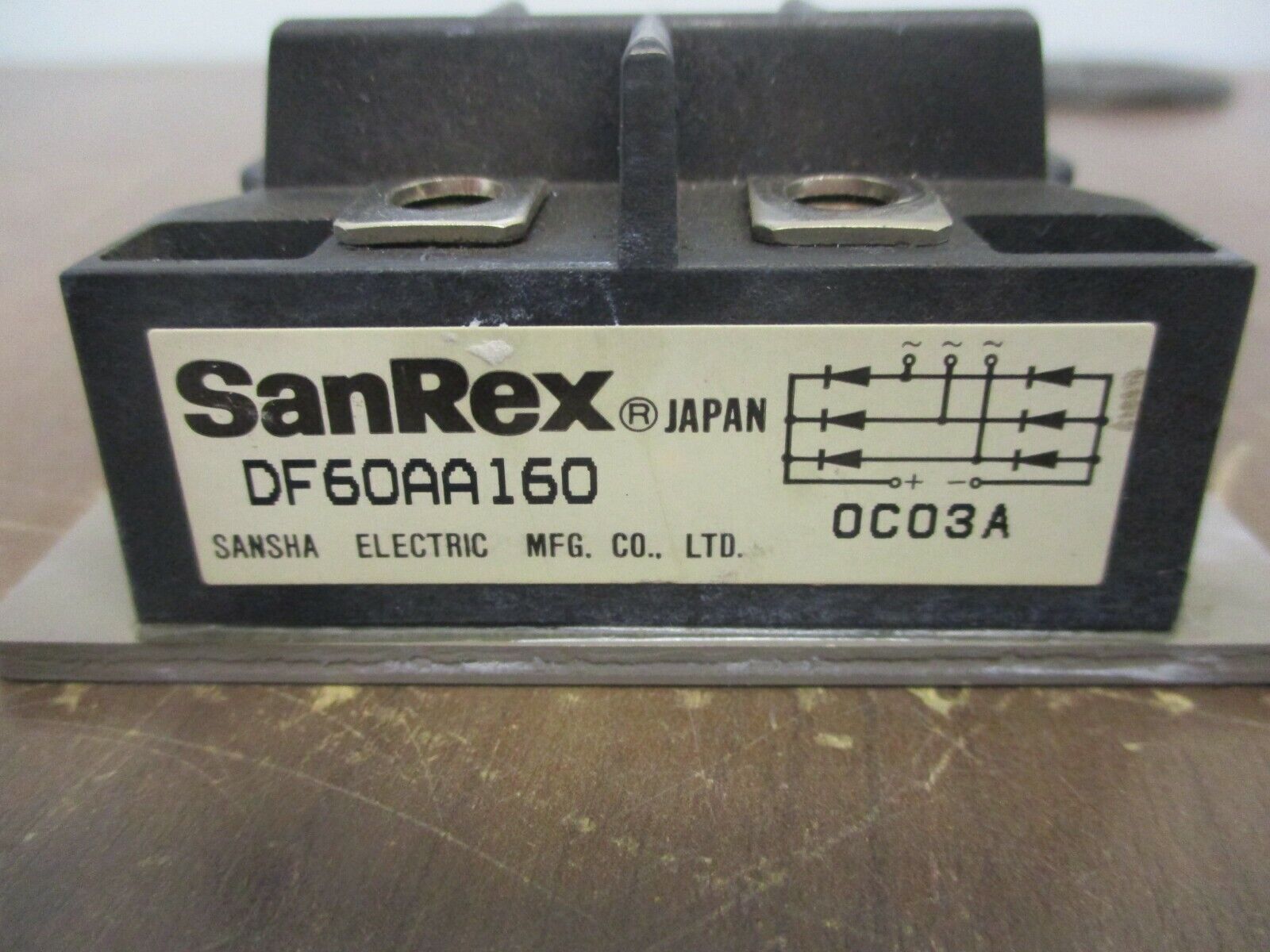 SanRex Bridge Rectifier Module DF60AA160 Used