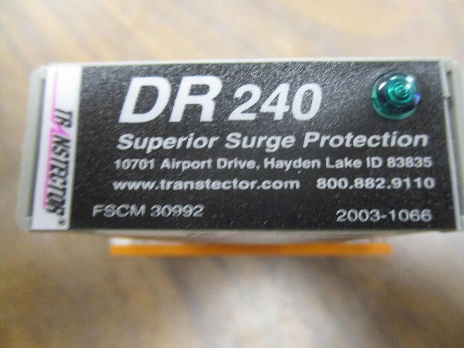 Transtector Surge Protector DR-240 240VAC 21000W Dissipation New Surplus