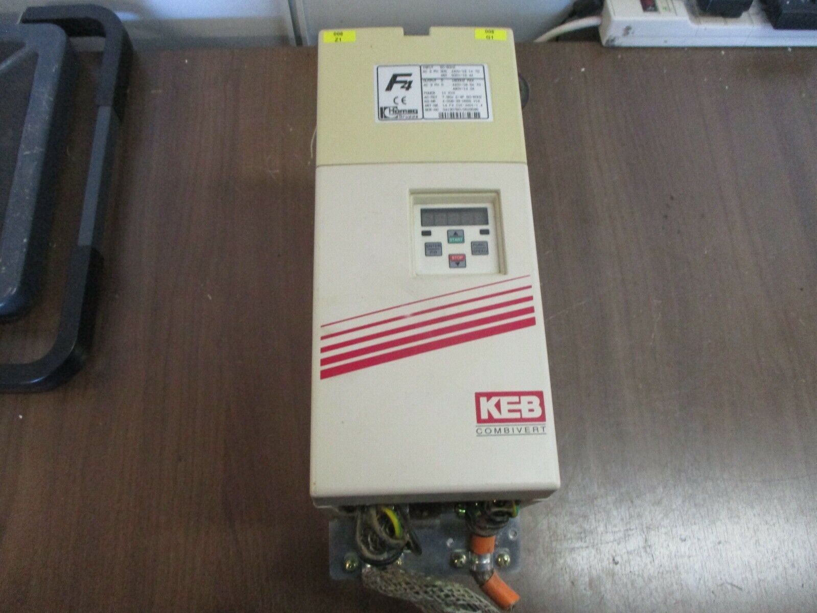 Homag KEB Combivert F4 AC Drive 14.F4.C1E-4A01/1.4 7.5kW/10HP 3Ph Used