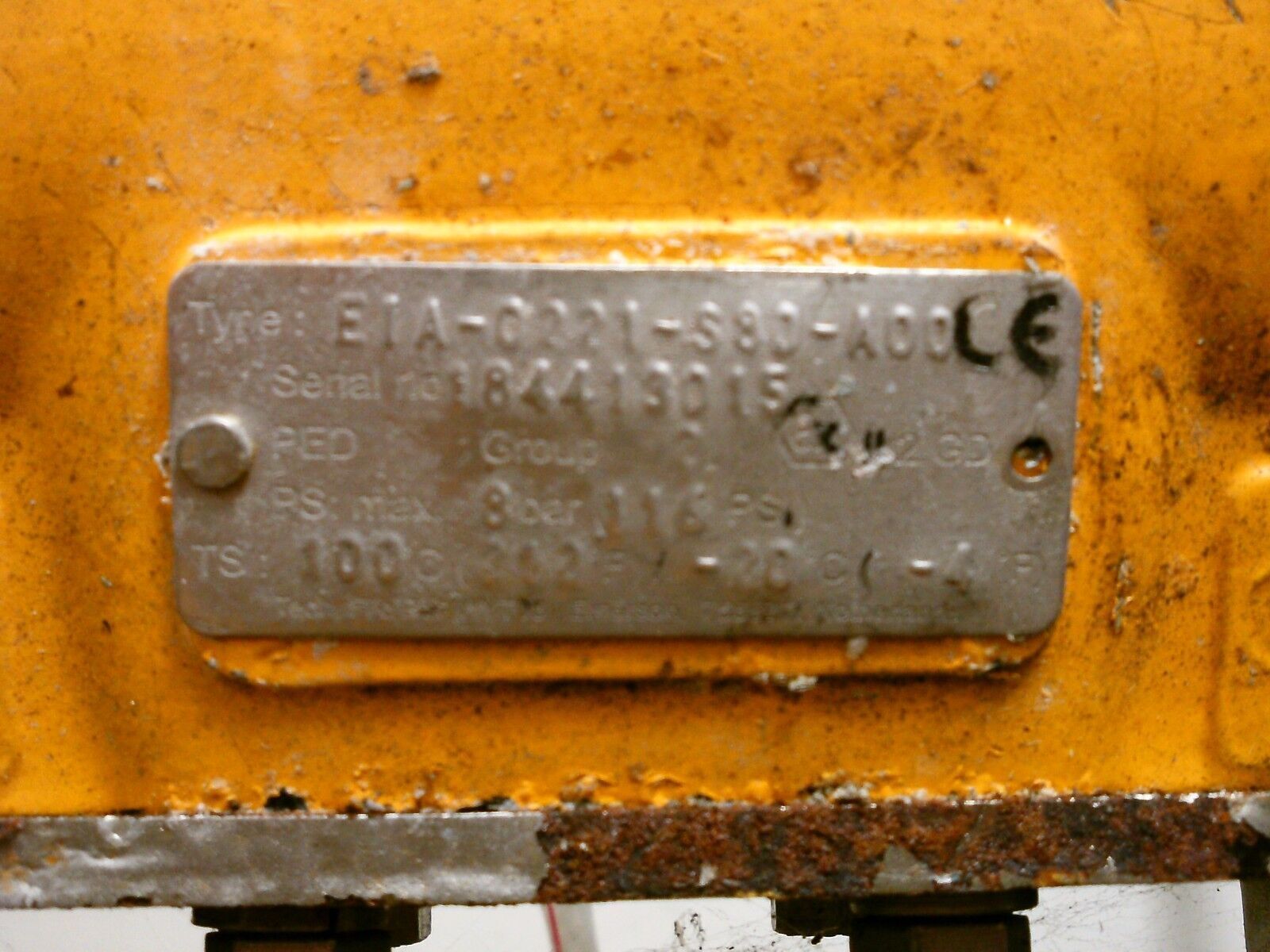 Hytork 221 Actuator w/ Accutrak Dual Display Monitor EIA-0221-S80-A00 116PSI Max