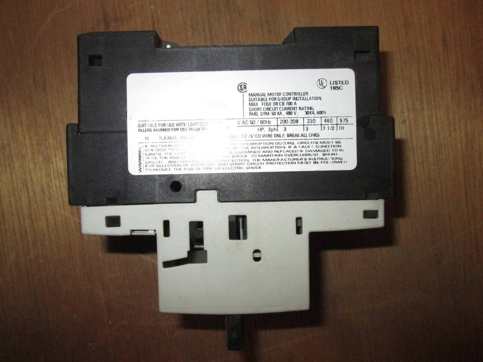 Cutler-Hammer Motor Protector A307VN Range 7-10A Used