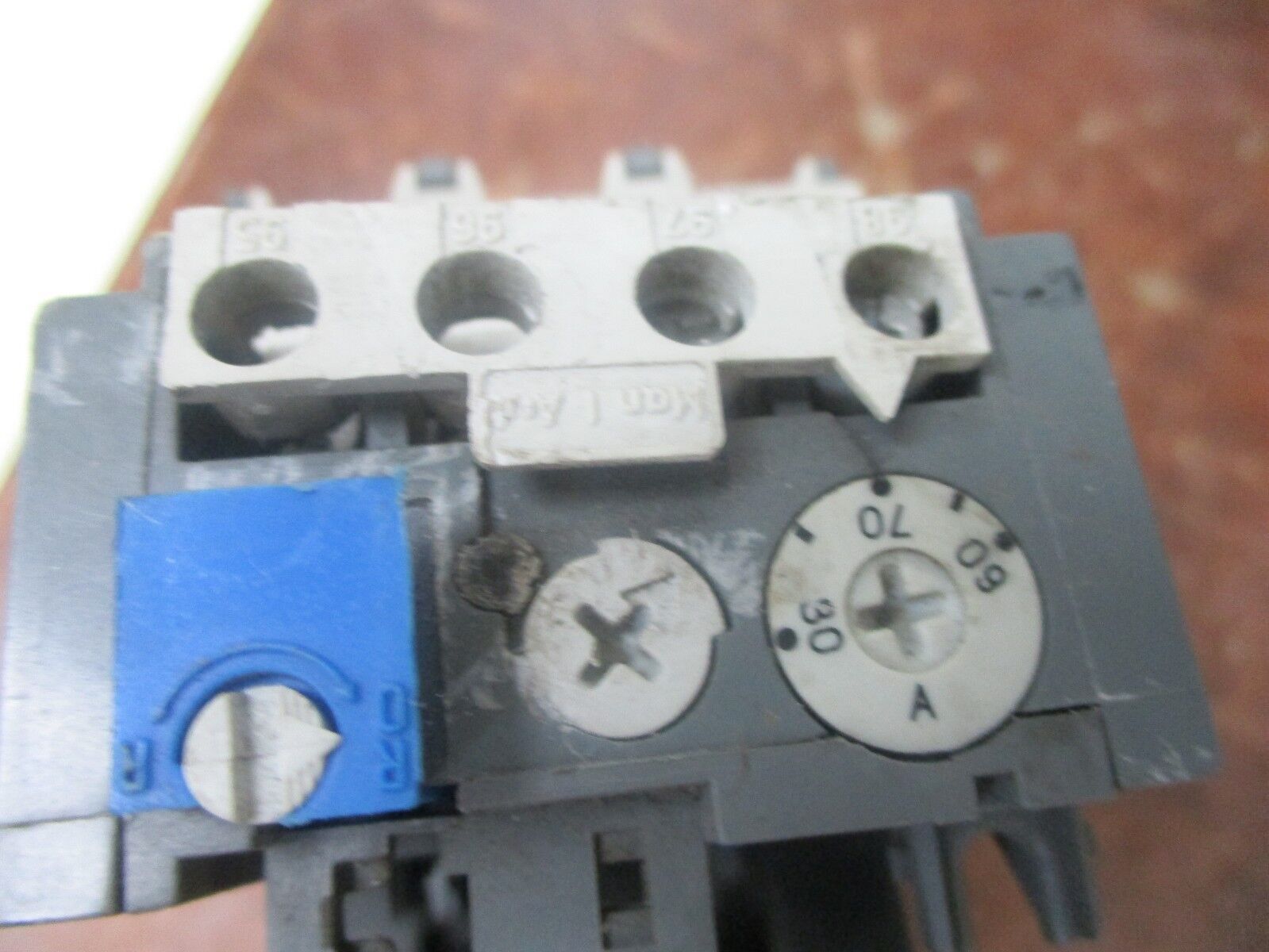 ABB Solid State Overload TA75 DU Trip: 30-60A w/ DIN Rail Adapter Used