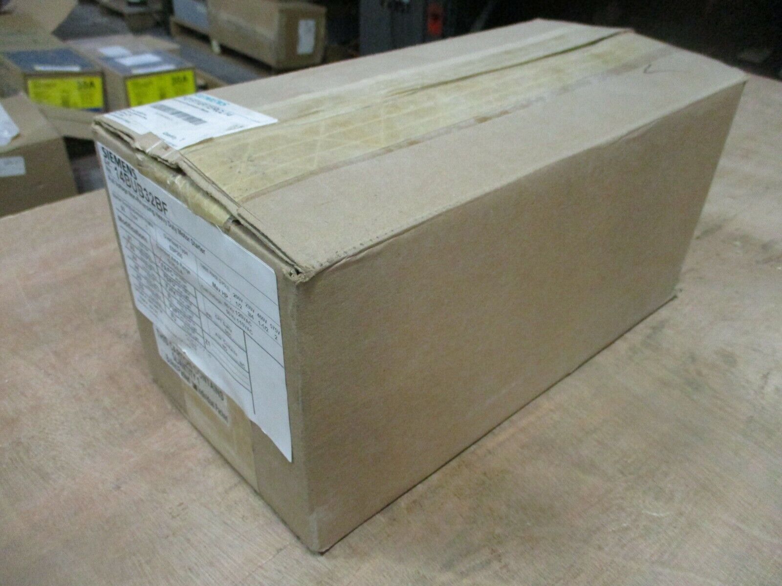 Siemens Enclosed Size 00 Starter 14BUB32BF 120V Coil Trip: 0.75-3.4A New Surplus