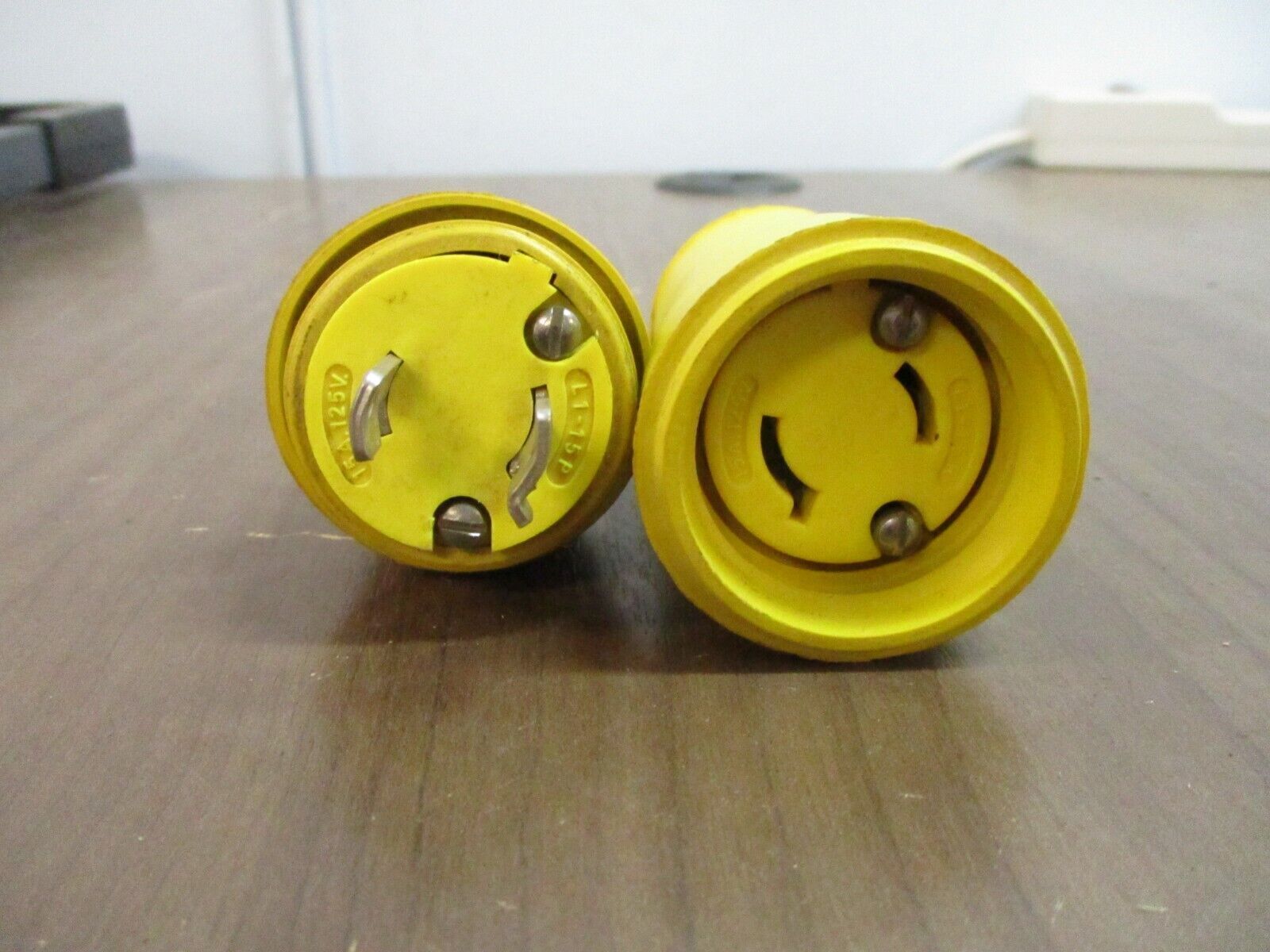 Daniel Woodhead Water Tight Plug & Connector Set Nema L1-15 15A 125V Used