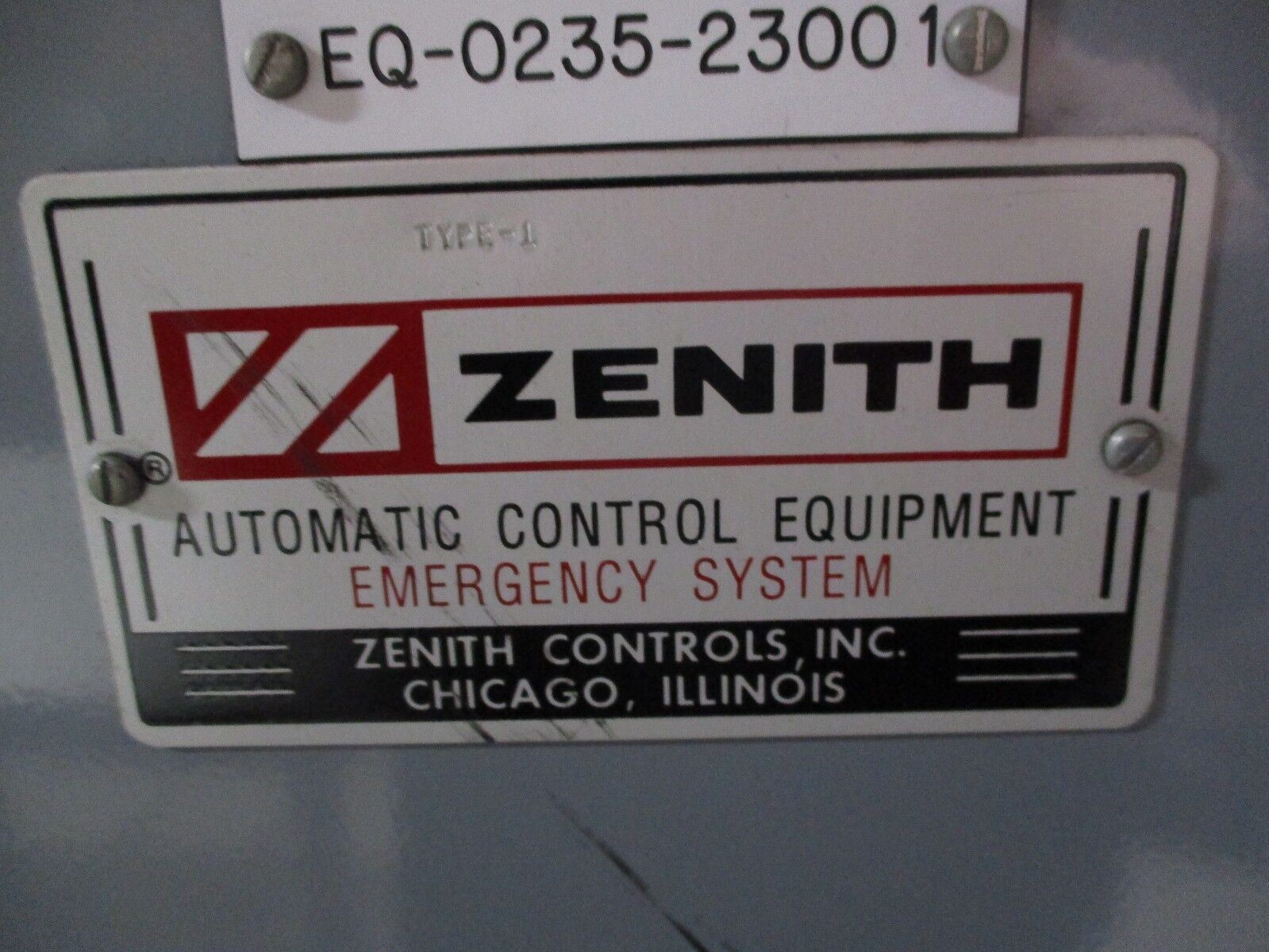 Zenith Automatic Transfer Switch ZTSHU40EC-5AALLST.6B 400A 480V 60Hz 3Ph Used