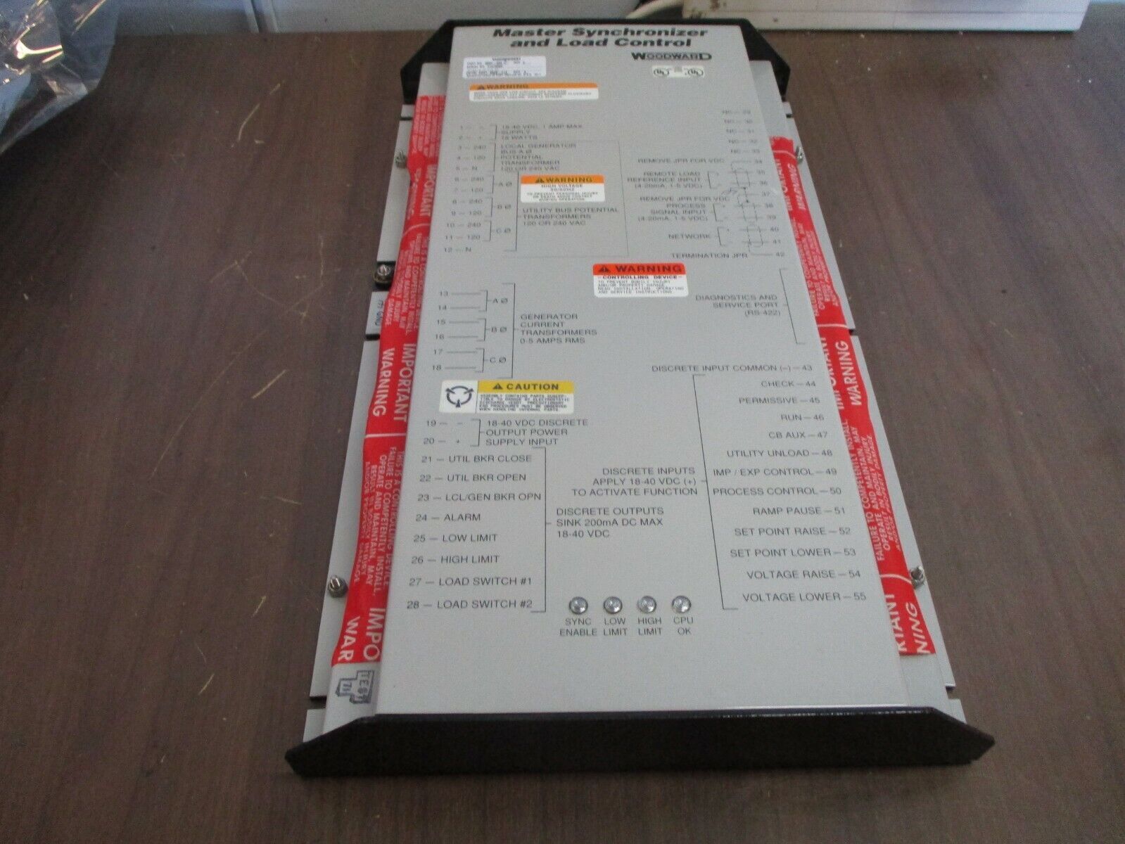 Woodward Master Synchronizer & Load Center 9907-004 Rev. C *No Box* New Surplus