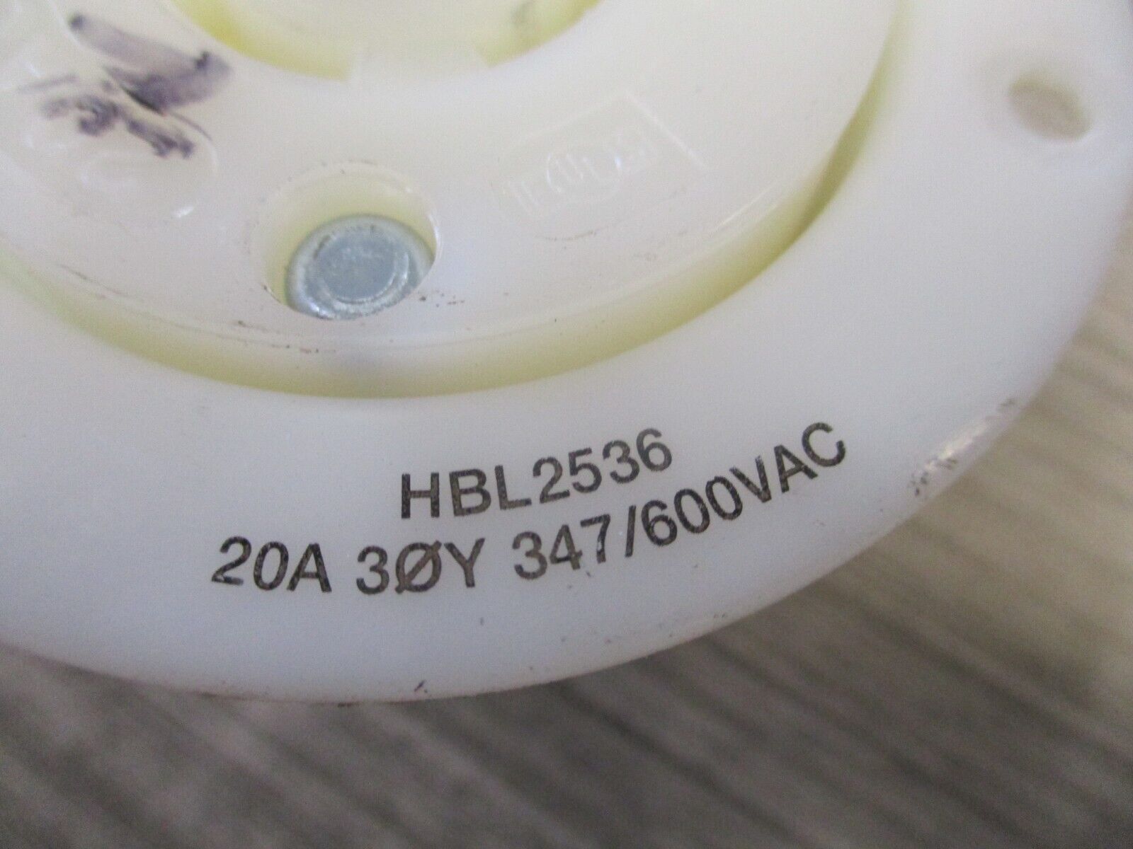 Hubbell Plug & Recepare set HBL2531/HBL2536 used