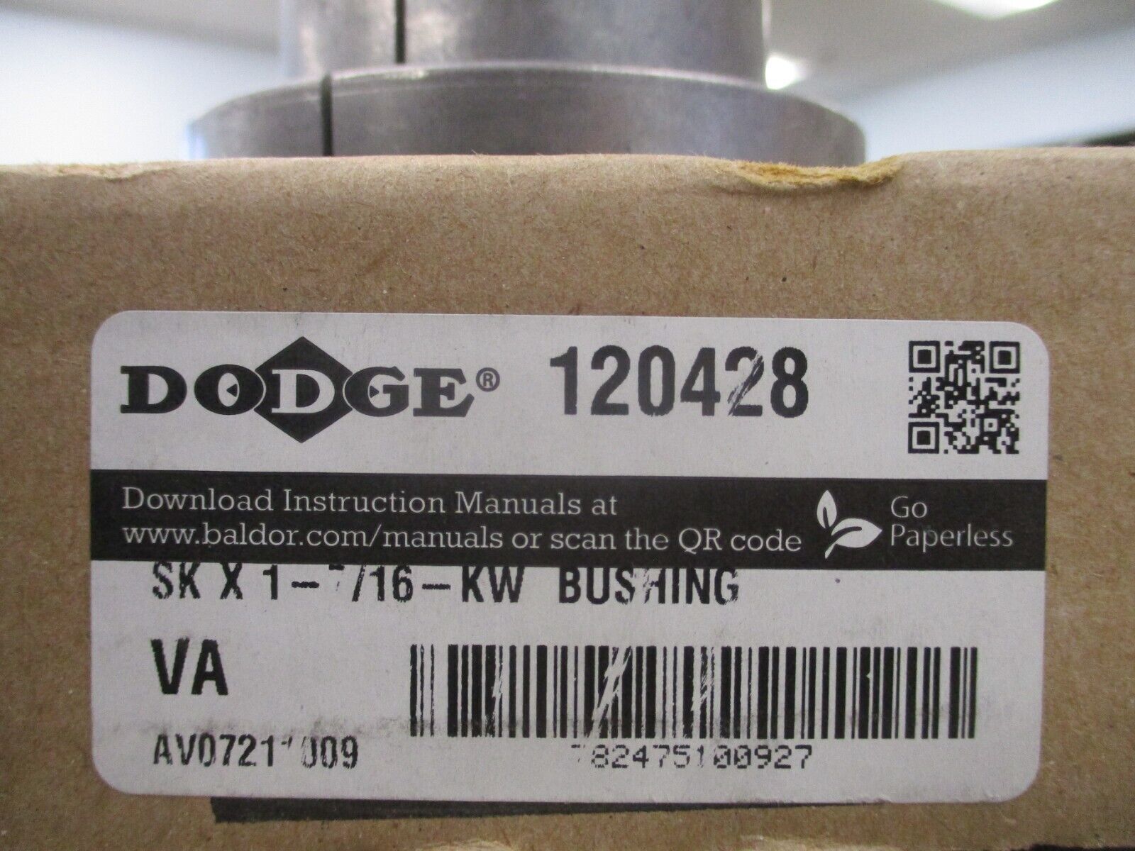 Dodge Bushing 120428 SK x 1-7/16-KW New Surplus