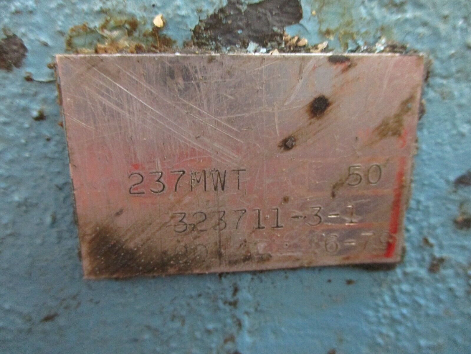Winsmith Gear Reducer 237MWT Ratio 50:1 Used